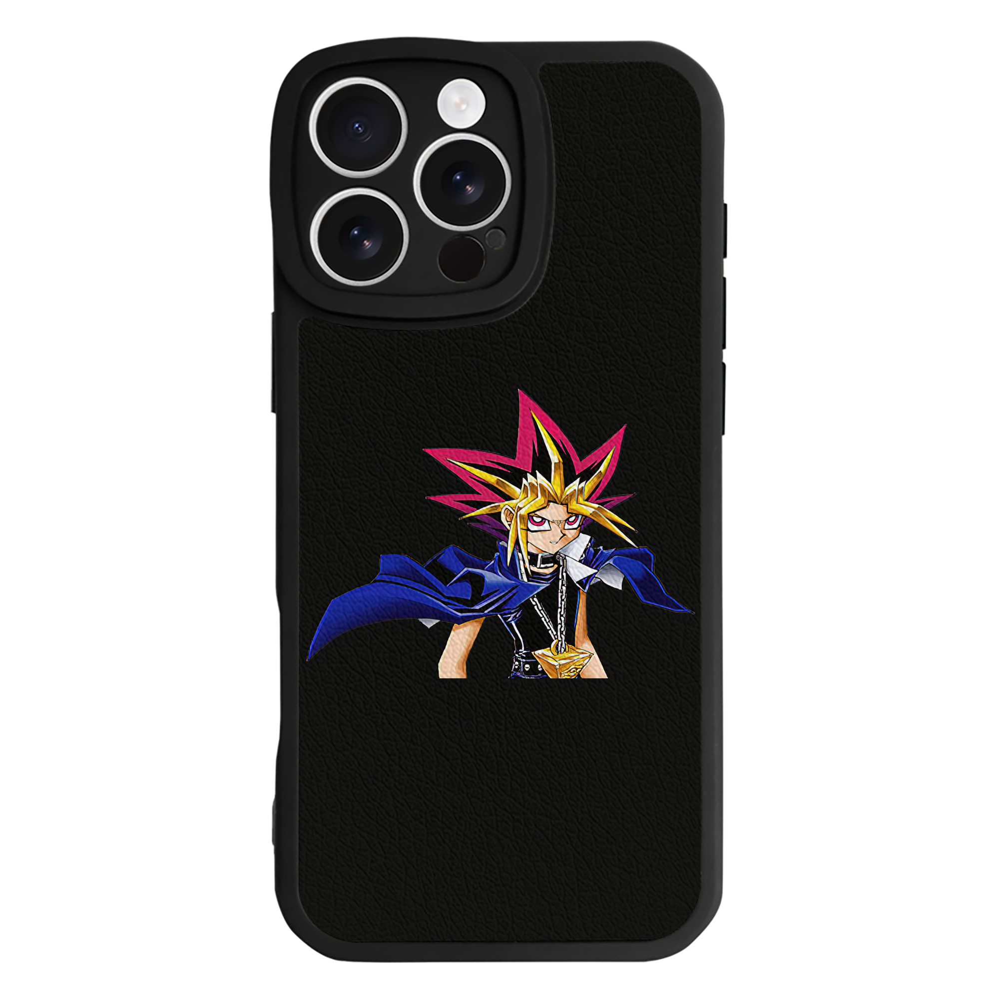 遊☆戯☆王 Yu-Gi-Oh! 【iPhone 16シリーズ対応】シリコンスマホケース（レザー調） 材質：シリコン
